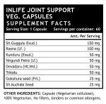 INLIFE Joint Support Health Supplement Expert Active Pain Relief Ayurvedic Medicine Products - 60 Vegetarian Capsules
