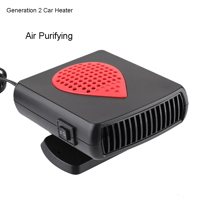 Instant Defrosting And Defogging 12v Car Usage Mini Space Heater With Purifier