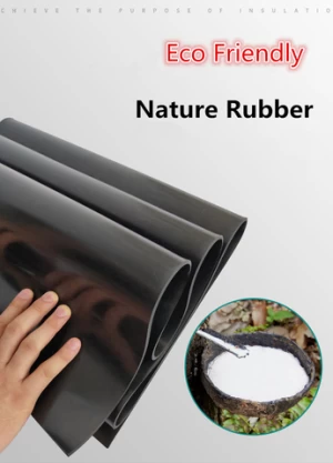 Insulation rubber sheet  strong elastic soft rubber floor matting  natural rubber custom