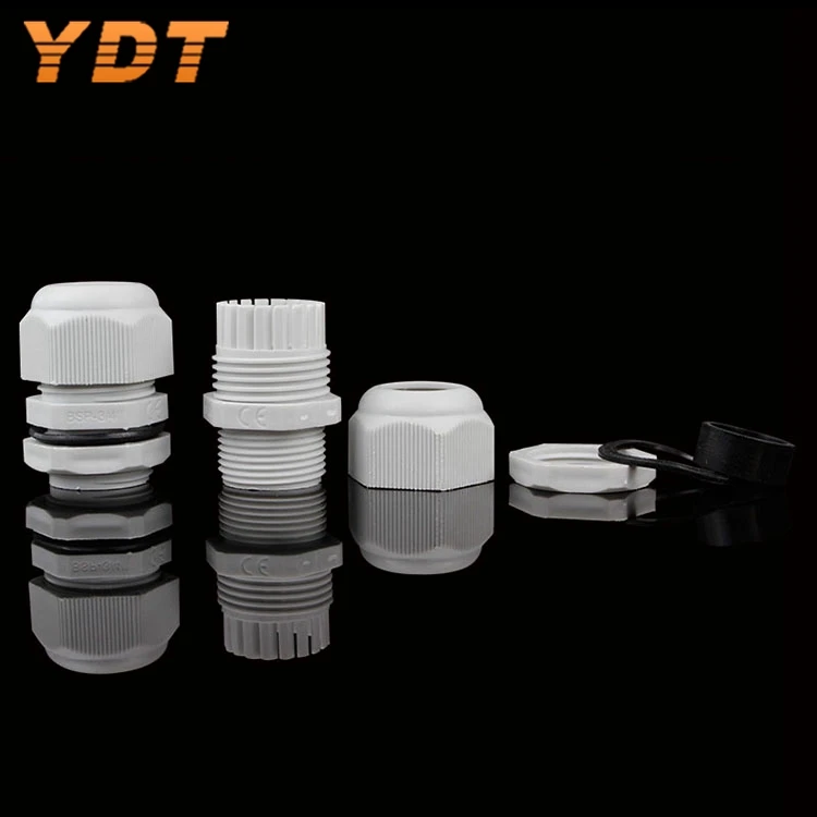 IP66 M Series Thread Nylon Cable Glands with Locknuts