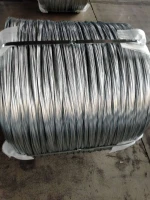 Iron Wire For Mesh Hot Dipped Galvanized Steel Wie