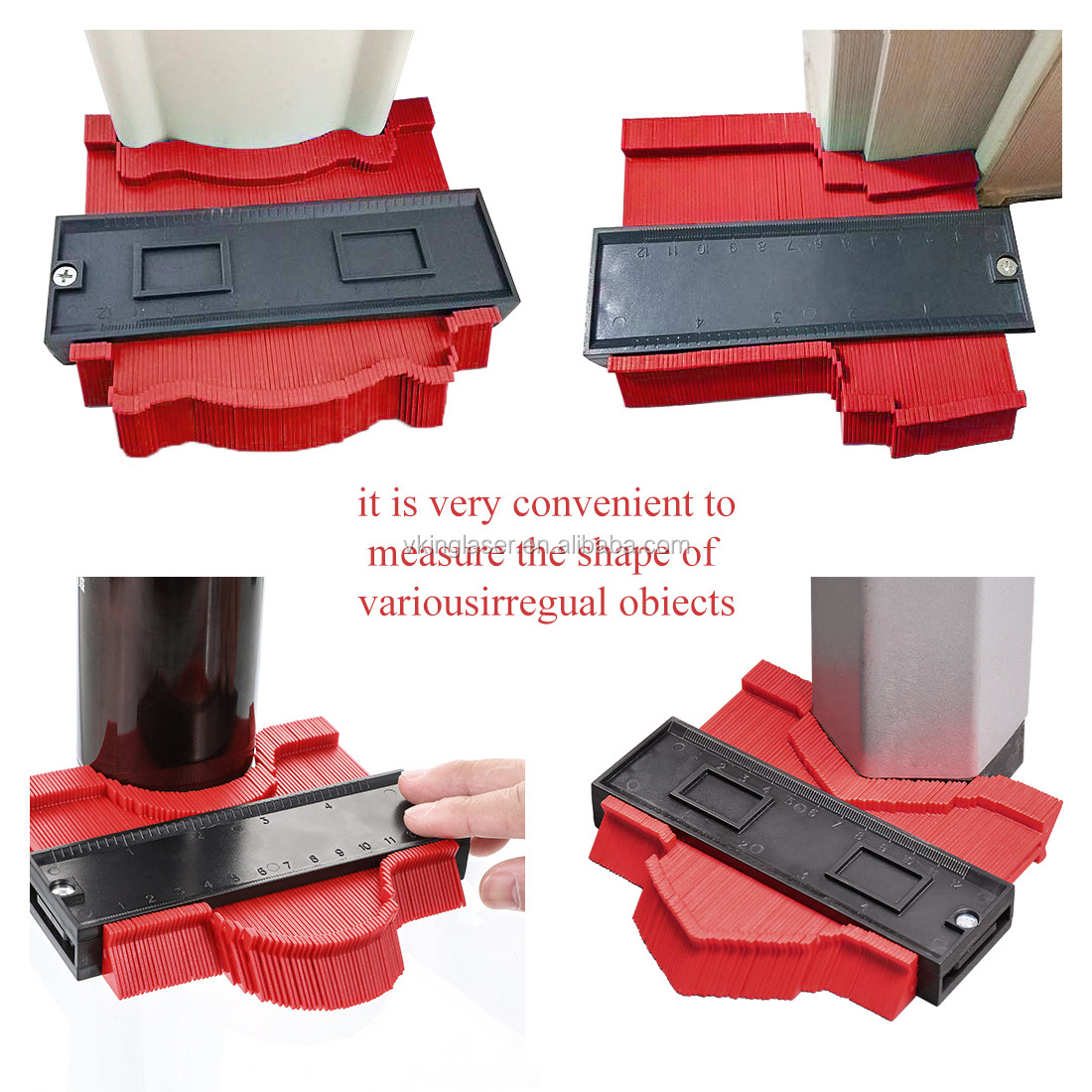 Buy Irregular Contour Meter Curved Ruler Plastic Instrument Profile ...