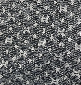 Jacquard polyester mesh  metallic decoration fabric