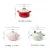 Import Jade-cer Cute cartoon pig cat rain-bow ceramic noodle soup bowl with lid from China