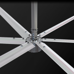 Jenvos industrial ceiling fan motor Ac 220v fan motor 15 feet 14feet  CE AC motor giant large hvls ceiling fan in this summer