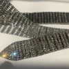 Keynat Womens Rhinestone Fashion Belt Full Diamonds Bling Chain Belt