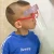 Import kids cartoon transparent reusable glasses face shields full face protective visor from China