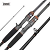 KINGDOM Fortitude Keel 3 Wholesale 2 pieces Carbon Content 99% Carbon Fiber Bass Rod Spinning/Casting Fishing Rod