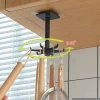 Kitchen Wall-mounted Utensils Creative Spatula Spoon Organizer Rotary Bathroom Kitchenware Tools Rotating Storage Rack Hook