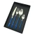 knife spoon fork rose gold  flatware sets, stainless steel 18/0 cutlery set