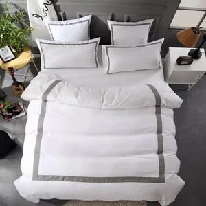 Korean Style Home Use Sateen Bridal Applique bedding set