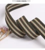 Kuqi striped stretch clothing elastic band