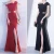 Import Ladies Open Back Cap Sleeve Gown Bangkok Maxi Dresses Evening Dress from China