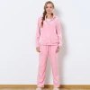 Ladies Pink Pyjama Pajamas Women Sleepwear 100 Flannel Pajamas
