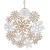 Import Laser cutting color wooden crafts Christmas snowflake decoration wooden hanging, other holiday decorations gifts from China