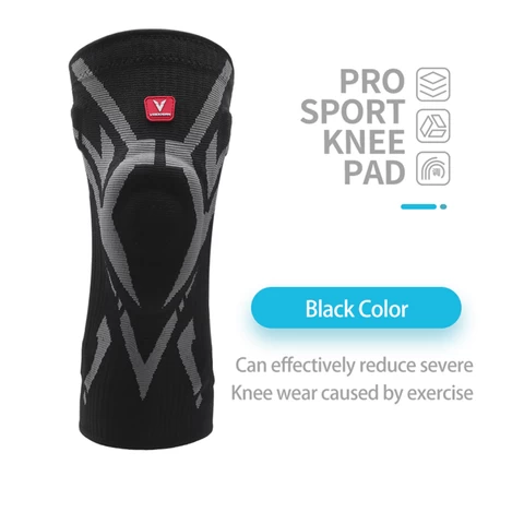 Latest Design Gym Knee Brace Compression Sleeve Pain Relief Basketball Knee Pads Gel