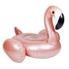 LC Inflatable Water Park Toys Inflatable Rose Gold Flamingo Floating Raft