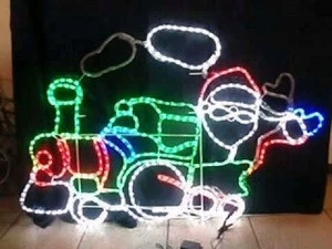 LED Christmas Santa Claus Motif Neon Rope Flex Tube Light