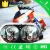 Import LED Motorcycle Double 5 3/4 5.75 inch Headlights for Harley Davidson Road Glide 2004-2013 Street Glide 6 Pcs Bulb from China