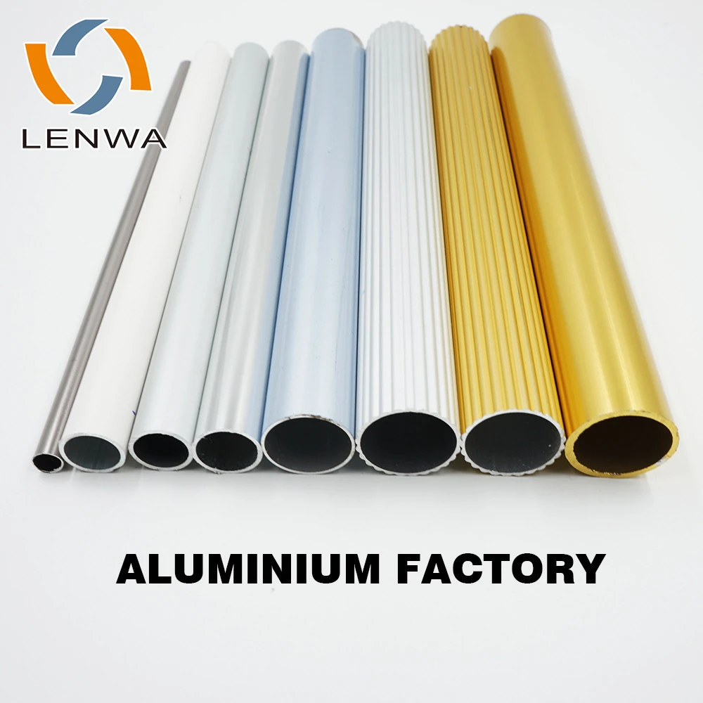 LENWA Extruded Factory In Stock Aluminum Round Pipe Sizes