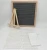 Import Letter Board 12"x12" Double Sided(Black&Gray) with 340 Pieces 1 inch letters Oak Frame Wooden Letter board for Baby Announcement from China