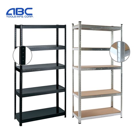 Buy Light Duty 3 4 5 Tiers Galvanized Steel Shelf Boltless/bolted ...