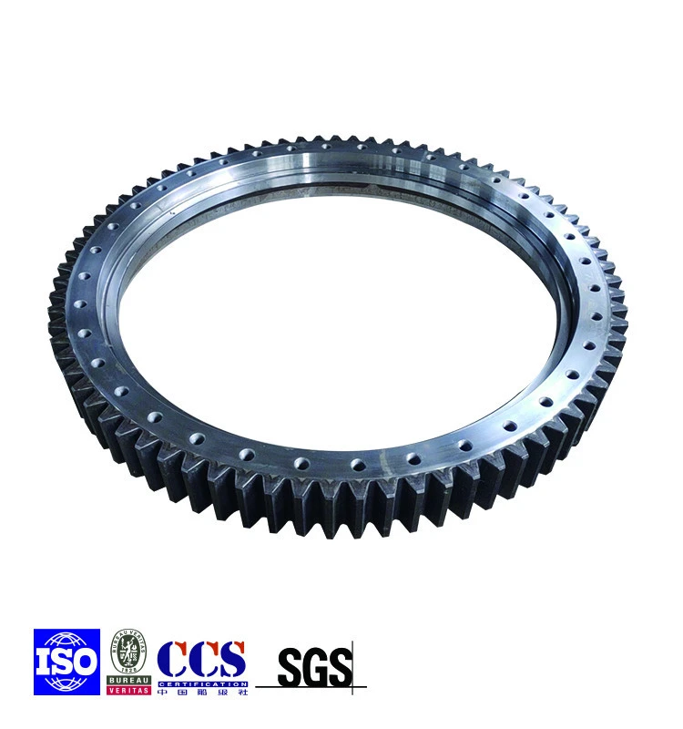 Light precision slewing ring bearing with external gear for excavator