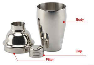Low MOQ, FAST DELIVERY 450ML stainless steel boston cup, bar &amp; cocktail shaker