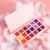 Import low moq print logo eyeshadow palette custom logo own brand make up private label high pigmented pink eyeshadow palette from China
