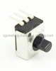 Low-profile and good operational feel makes potentiometer excellent for lighting and car air conditioners
