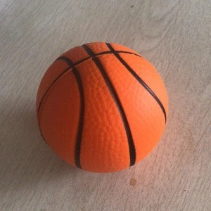 Lucky Craft PU foam 63mm balls soft reliever kids toys shape anti stress basketballs