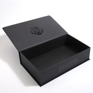 luxury flap open magnetic clothing folding packaging gift box shoe foldable paper box