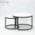 Import Luxury Modern Black Round sintered stone coffee table from China