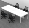 luxury office conference table with metal table legs