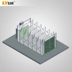 LYSIR Spray Booth Retractable Paint Booth