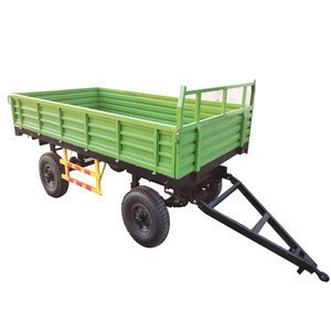 Made in China 5 ton two axle tipping farm trailer price