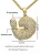 Import Made Well BLING Hip Hop Jewelry Crystal Iced Out Full Pave Shrimp Pendant Stainless Steel Bling Creative Necklace Fine jewllery from China