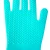 Import Magic Eco-friendly Durable Heat Resistant Waterproof Kitchen Silicone Dish Scrubbing Cleaning Gloves from China