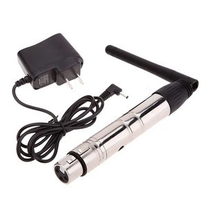 Male/Female EU/US Plug 2.4G ISM DMX512 XLR Wireless Receiver and Transmitter with Antenna LED Light for Stage PAR Party Light