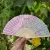 Import manual chinese foldable silk bamboo hand fan with custom request from China