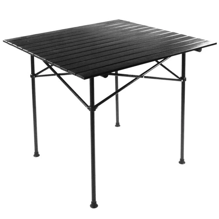 Manufactory outdoor picnic rolling up camping table foldable folding table
