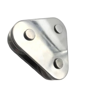 Manufacturer stainless steel Lifting pulley Triangle Wire Rope cable Pulley block