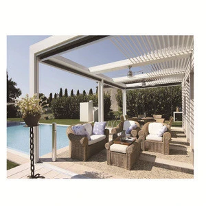 Manufacturers  High Profile Selling High-Quality Composite Wpc Pergola Steel Structure Landscape Pergola To Rest