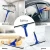 Import Masthome Flexible Window Squeegee Telescopic Handle Screen Cleaning Double Sided Wiper Glass window Cleaner from China