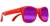 Import McFly Red Flexible Polarized Toddler Sunglasses (ages 2-4) from USA