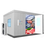 Meat Seafood Fish Beef Chicken Supermarket Freezer Walk In Freezer Farm Cold Room