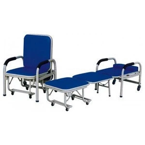 Medical Manual Foldable Accompanying Chair For Hospital