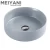 Import MEIYANI 2018 above counter round circular shape lavabo matt pink wash hand sink basin from China