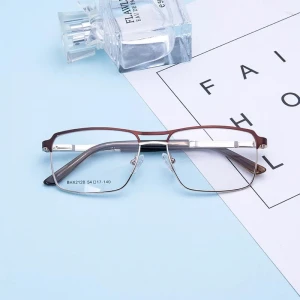 Men Fashion Metal Full-Rim Optical Eyewear frames With Clear Lenses
