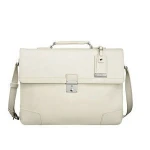 Men Slim flap Leather white Briefcase bag men leather bags briefcase